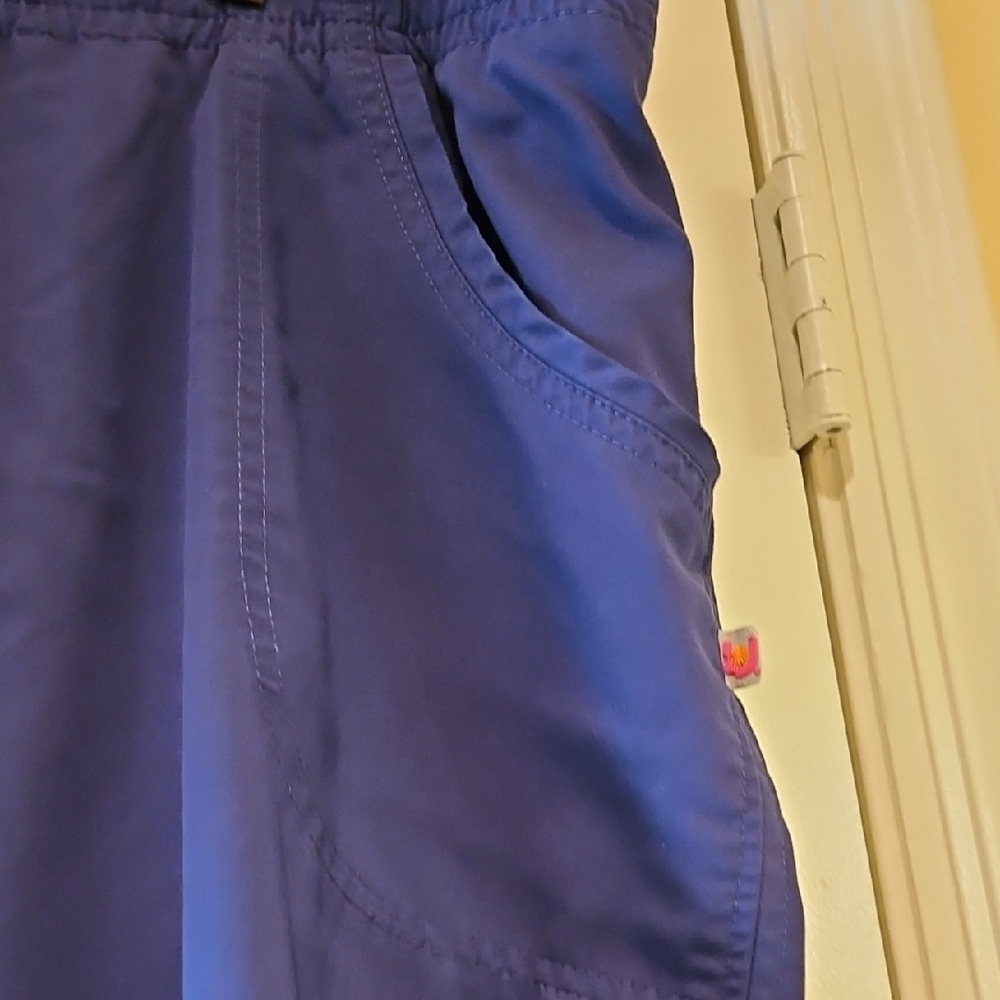 Women's Classic URBANE Navy Blue Scrub Bottoms - Picture 6 of 15